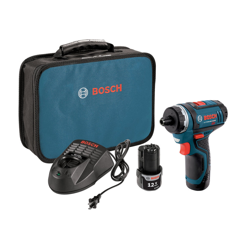 Bosch PS21-2A 12-Volt 0-1,300 Rpm Max Lithium-Ion 2-Speed Pocket Driver Kit