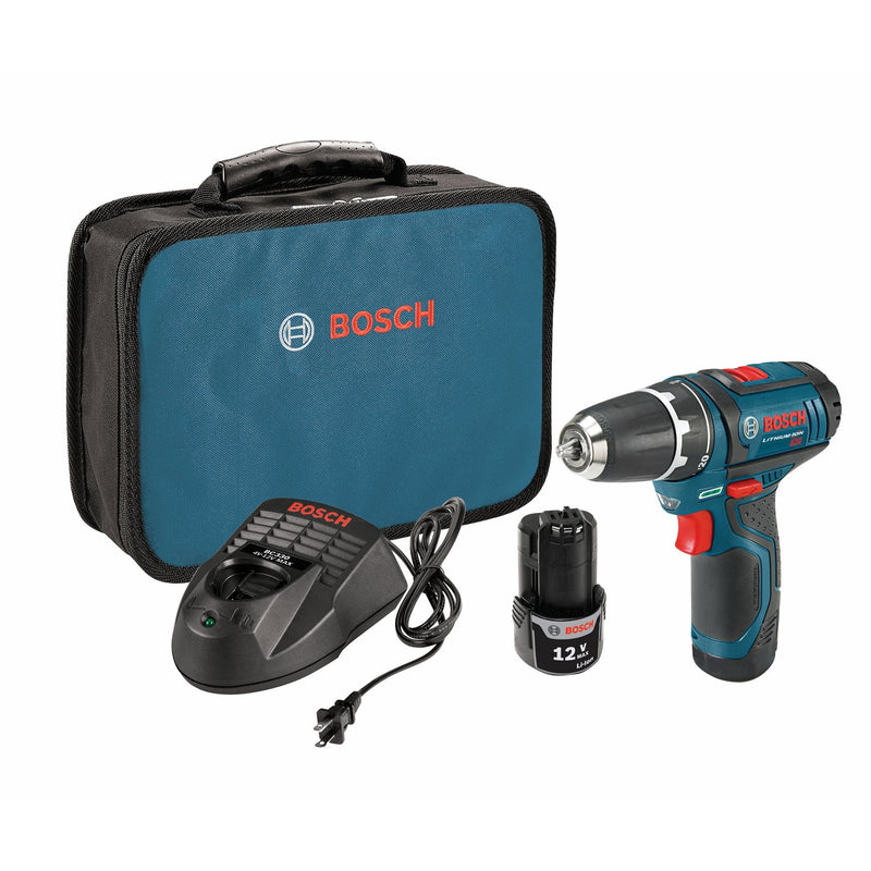 Bosch PS31-2A 12-Volt 3/8-Inch Max Lithium-Ion Fuel Guage Drill Driver Kit