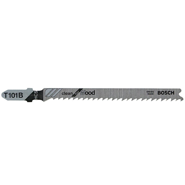 Bosch T101B100 4-Inch 10 Tpi T-Shank Wood and Plastic Cut Jig saw Blades - 100pk