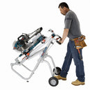 Bosch T4B 16-Foot Rapid Release Tool Mount Miter Saw Gravity-Rise Stand