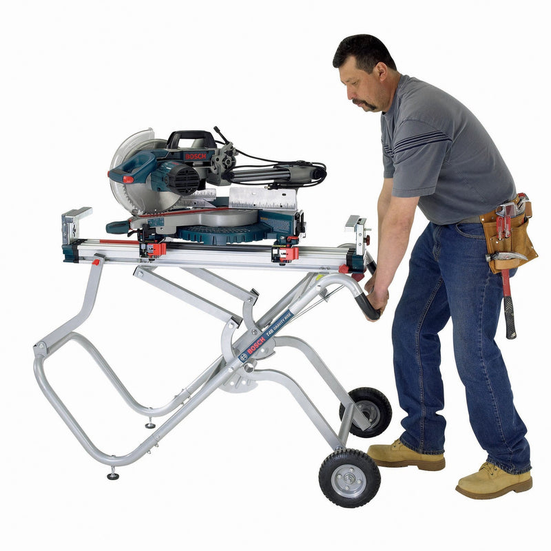 Bosch T4B 16-Foot Rapid Release Tool Mount Miter Saw Gravity-Rise Stand