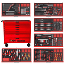 Teng Tools 631 Piece 7 Drawer Pro Foam Tool Kit Wagon -TCEMM631N