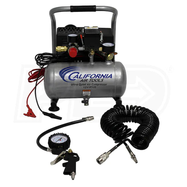 California Air Tools 12V1P10S Light & Quiet 12 Volt (Battery Operated) 1 Gal. Steel Tank