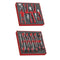 Teng Tools 183 Piece Complete Mixed EVA Foam Service Tool Kit With Black USA Tool Box - TC806NBK-USA2