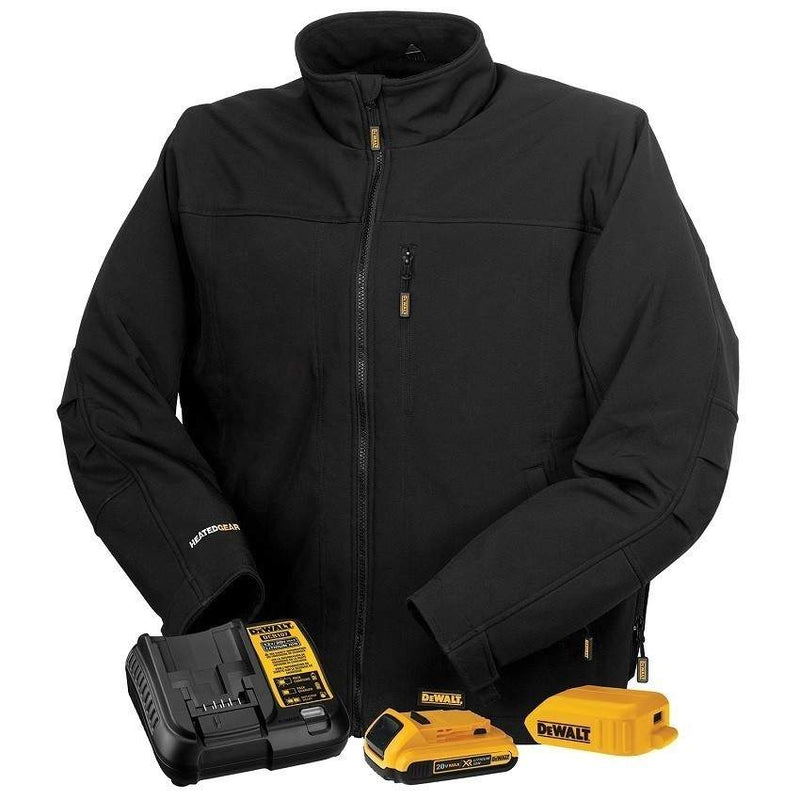 DEWALT DCHJ060ABD1 - Heated Soft Shell Work Jacket - Black