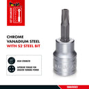 Teng Tools 3/8 Inch Drive Tamper Proof Torx TPX Chrome Vanadium Sockets