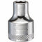 Dewalt DWMT86255OSP Deep Socket, 3/8 in Drive, 1/4 in, 6 Point, 1 in L, Vanadium Steel, Chrome Plated