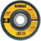 DEWALT DW8309 4-1/2-Inch x 7/8-Inch 80 Grit Zirconia Angle Grinder Flap Disc