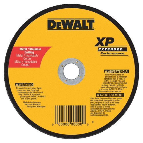 DEWALT DW8853 XP Cutoff Wheel, 6-Inch X .045-Inch X 7/8-Inch