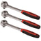 Teng Tools 3 Piece Mixed Drive 72 Teeth Ratchet Set - 120072N-KIT1