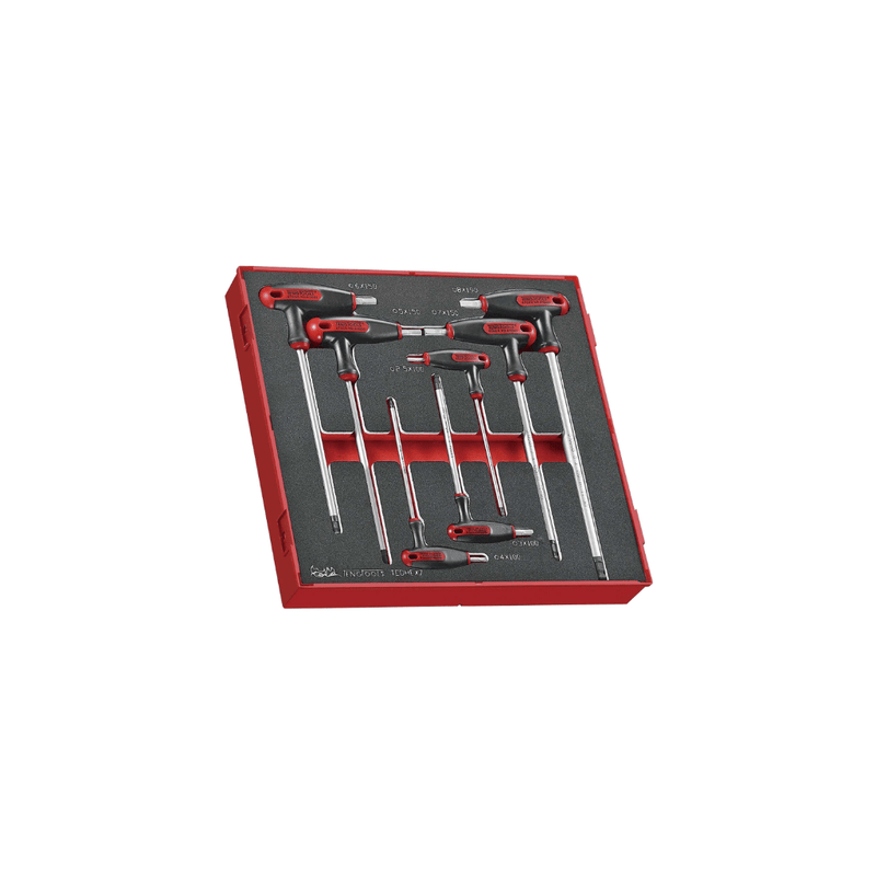 Teng Tools 246 Piece Complete Mixed Service Tool Kit With Black USA Tool Box - TC806NBK-USA4