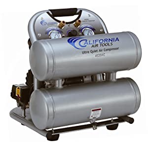 California Air Tools 4620AC  Ultra Quiet & Oil-Free  2.0 Hp,  4.6 Gal. Aluminum Tank