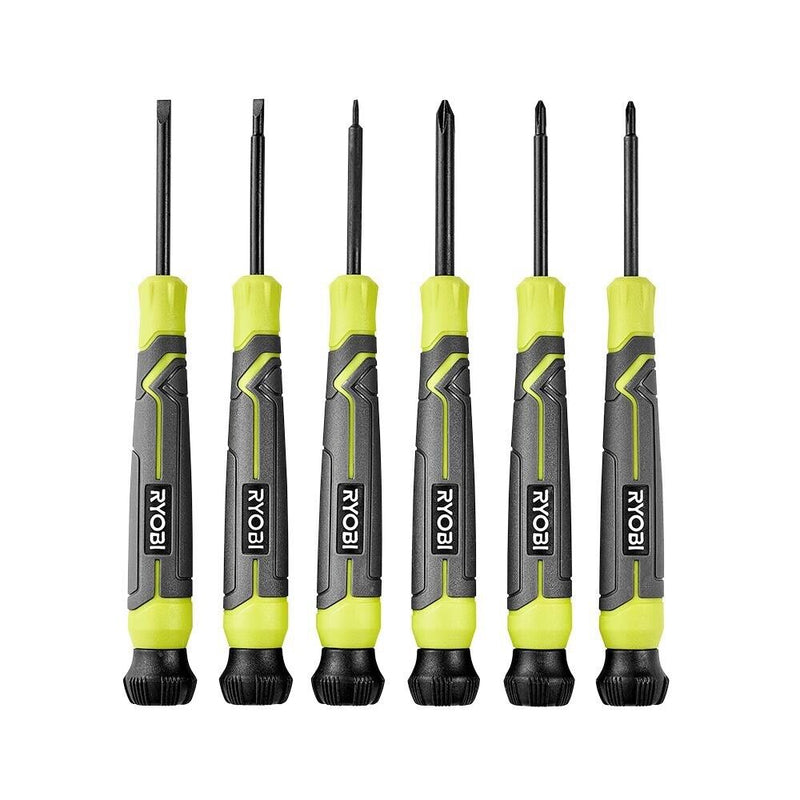 RYOBI 6 PC. Precision Screwdriver Set