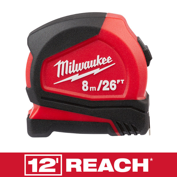 Milwaukee 48-22-6626 - 8M/26' Compact Tape Measure