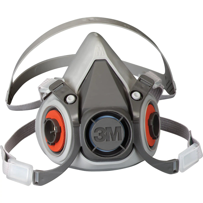 3M - SE887- 6000 Series Half Facepiece Reusable Respirator, Thermoplastic, Medium